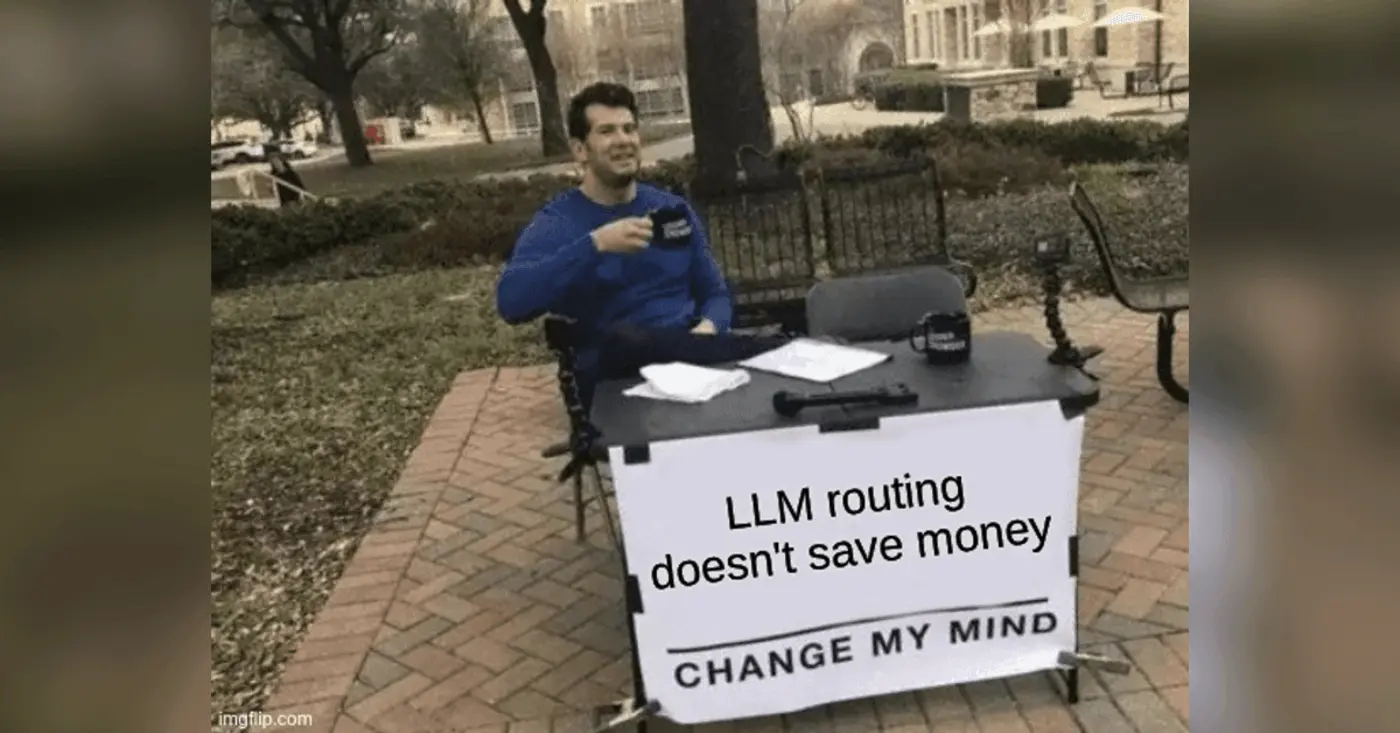 everyone is building llm routers we deprecated ours
