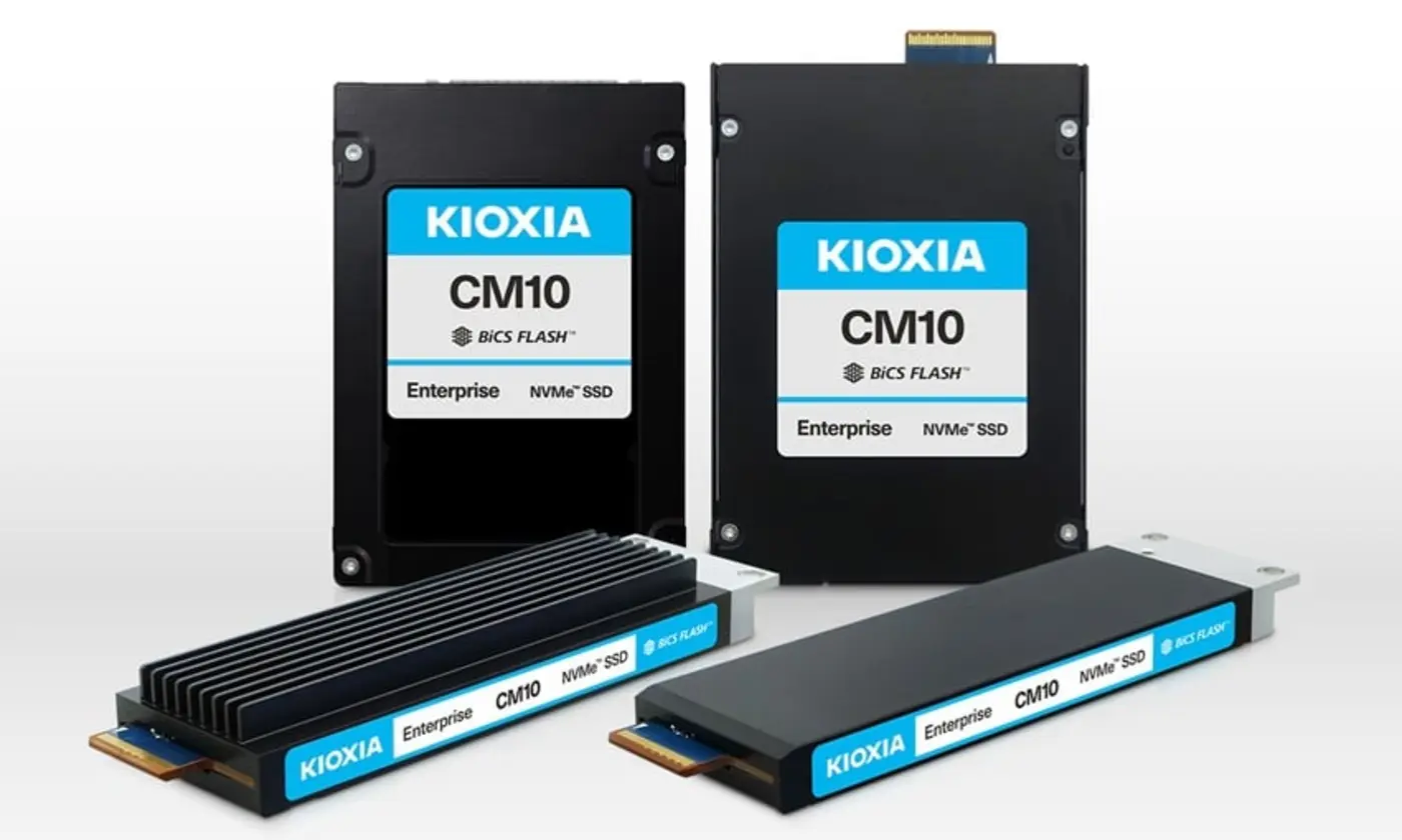 kioxia cm10 is its first pcie 60 enterprise ssd aimed at nvidia cmx kv cache
