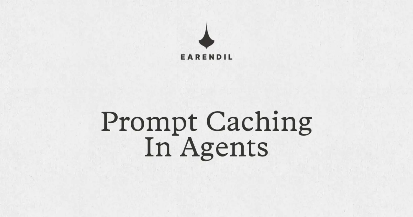 prompt caching in agents