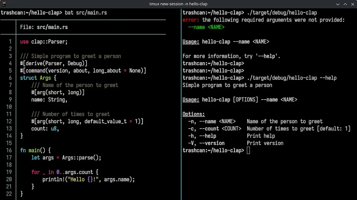 an oldnew take on argument parsing in rust