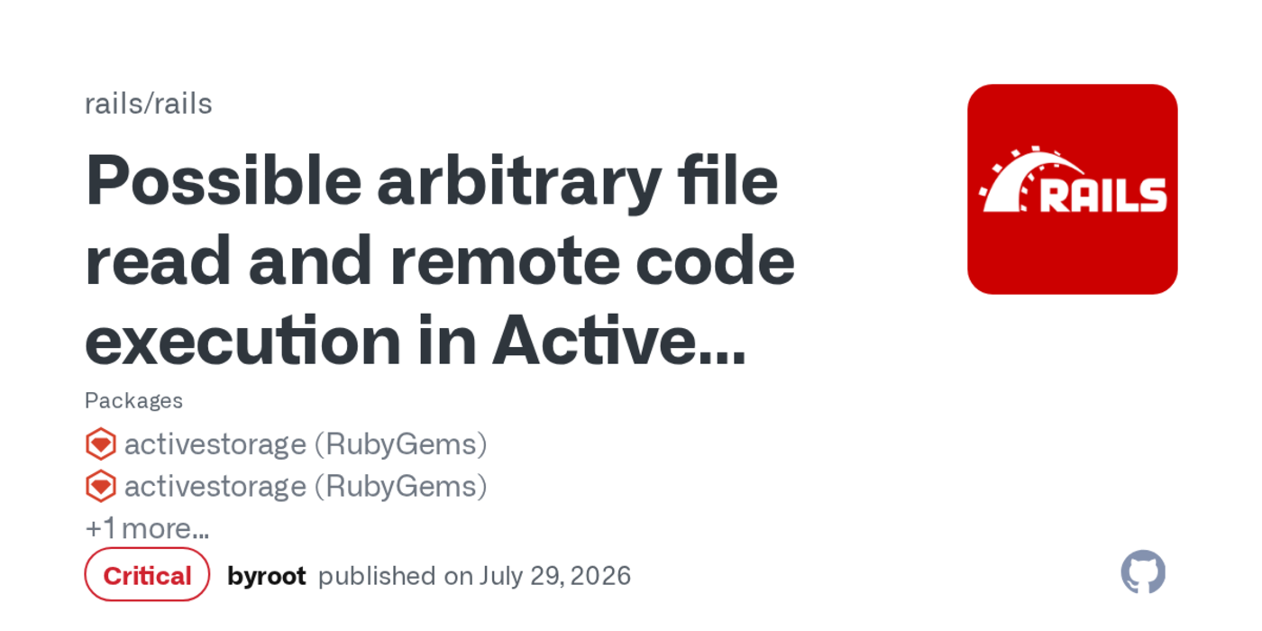 ruby on rails rce
