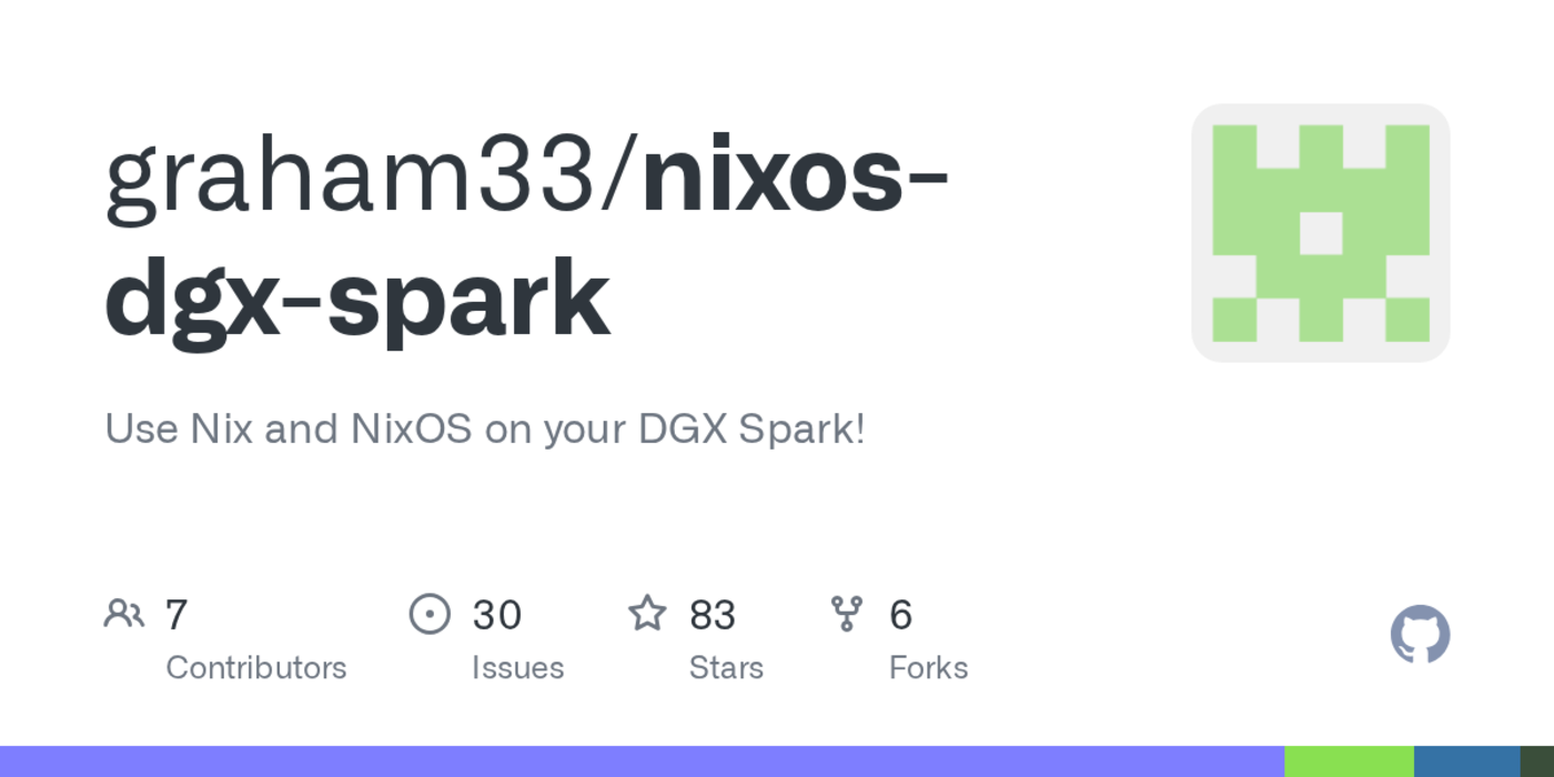 show hn nixosdgxspark nix and nixos on the dgx spark