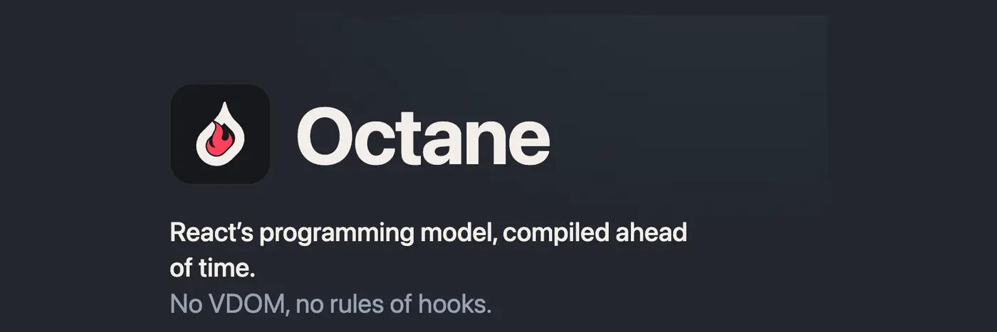 octane reacts programming model compiled