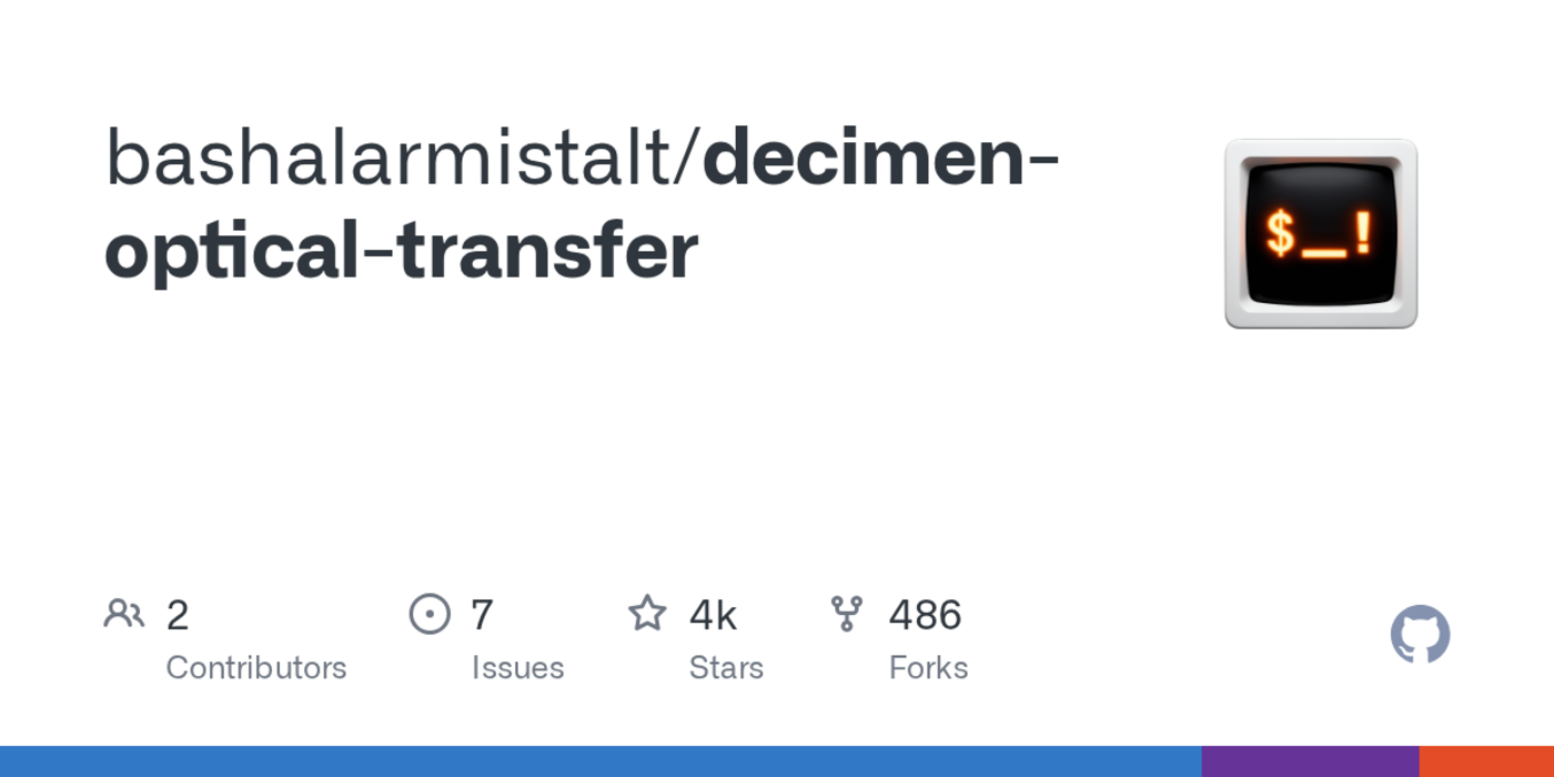 decimen optical transfer fountaincoded qr file transfer