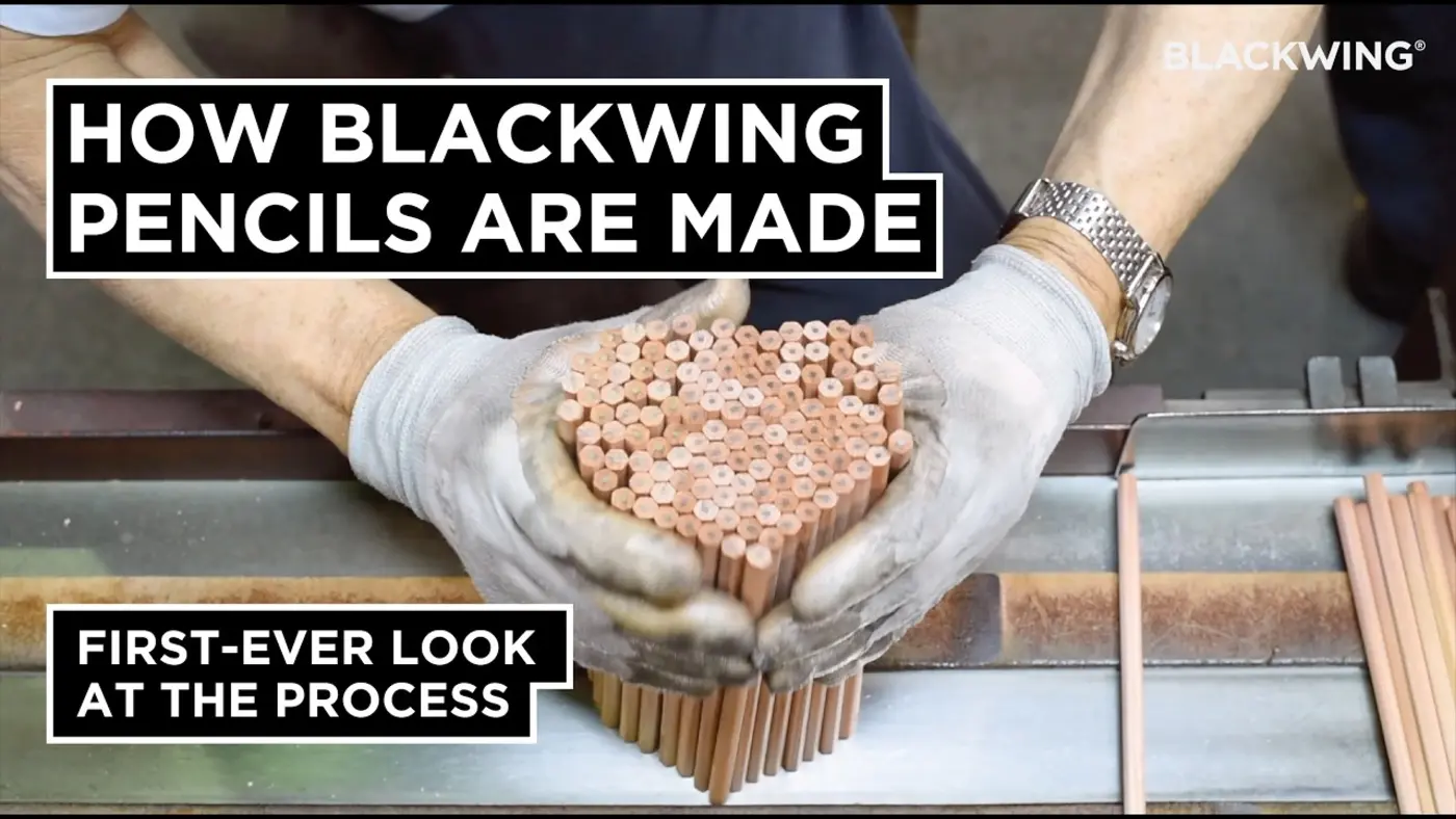 how blackwing pencils are made video