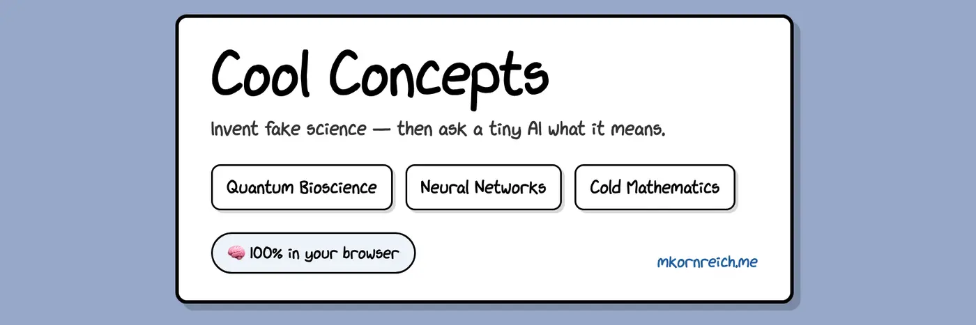 show hn cool concepts
