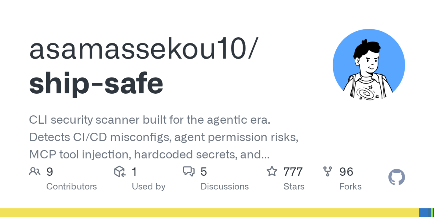ship safe an open source security scanner for coding agents