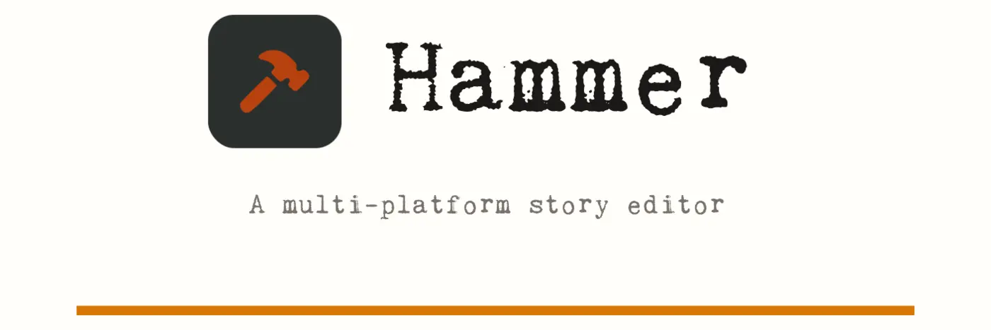 ix27ve spent 4 years building an offline first foss novel writing app hammer