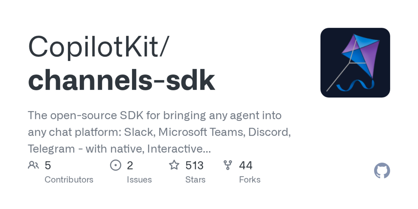 show hn the channels sdk bring any agent to any channel slack ms teams