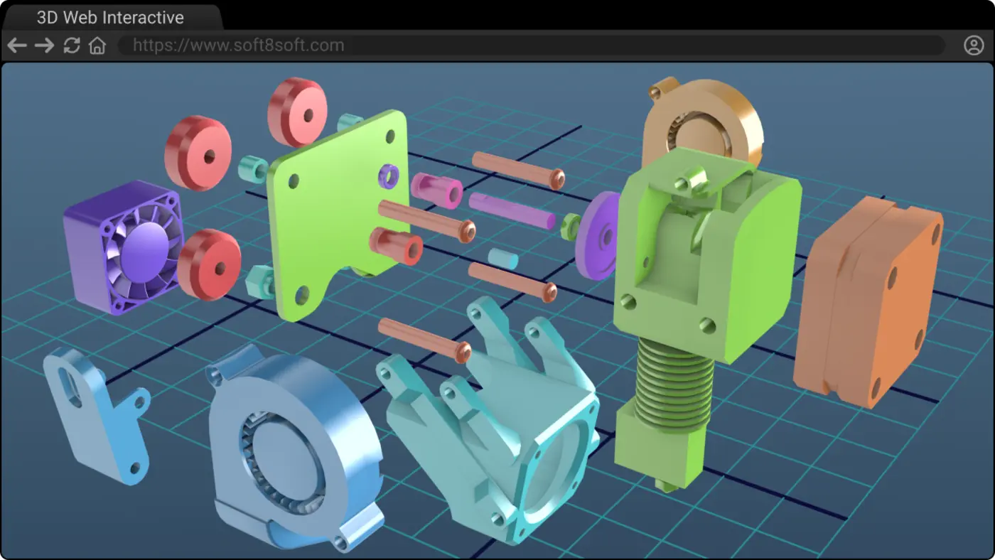 converting models from various cad systems to interactive 3d web visualizations
