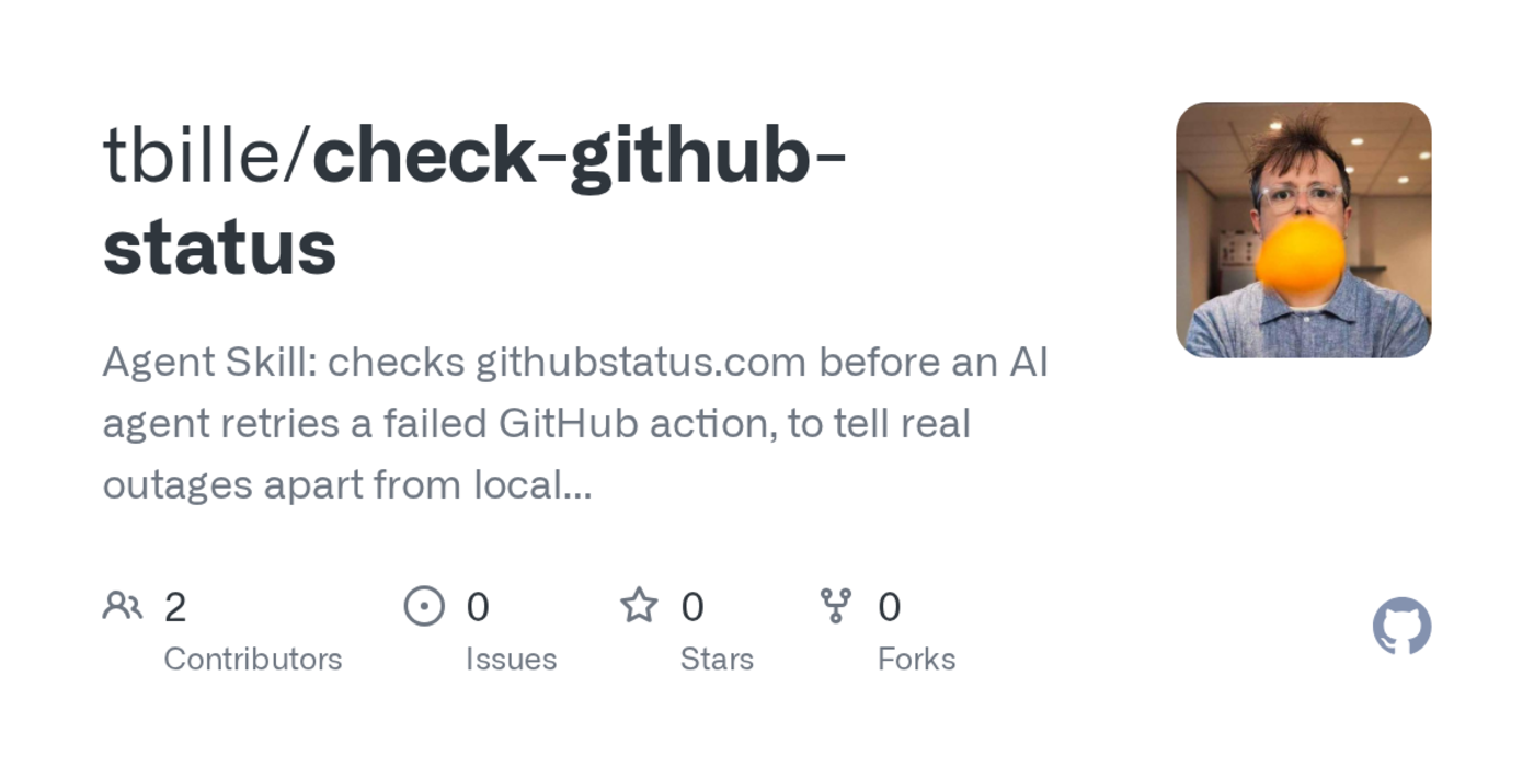 show hn skill to stop ai agents from retrylooping during github outages