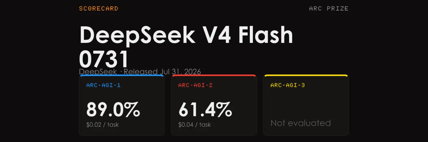 deepseek v4 flash 0731