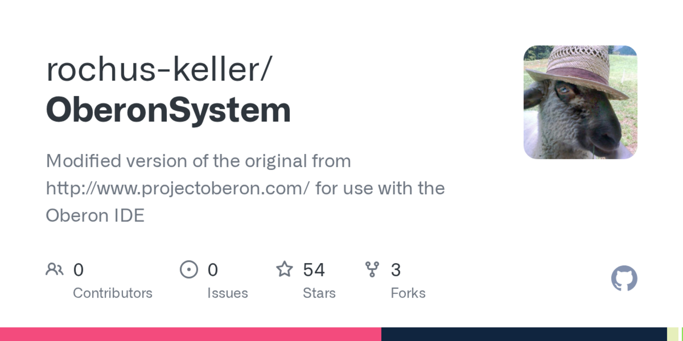 show hn a project oberon system version running on riscv instead of risc5