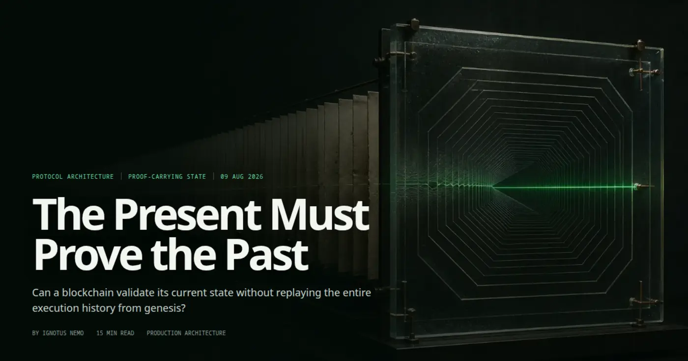 the present must prove the past