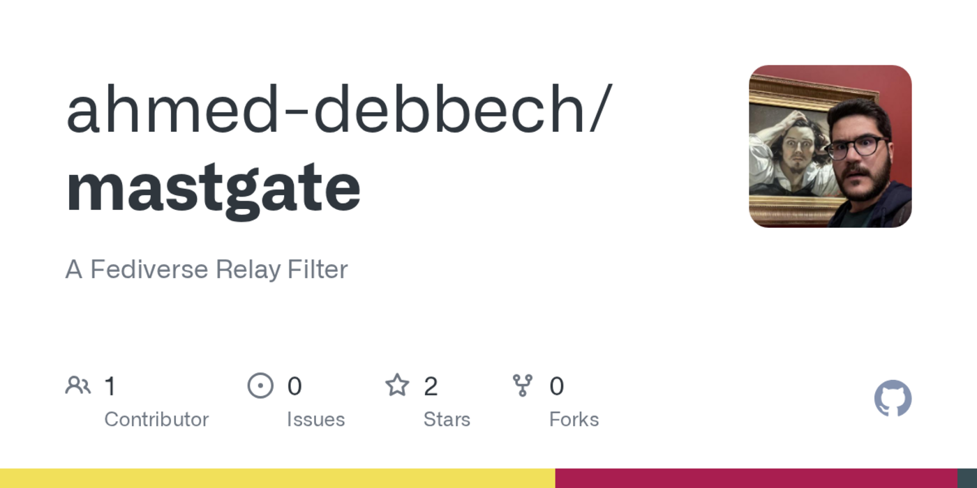 mastgate a fediverse relay filter with neat dashboard
