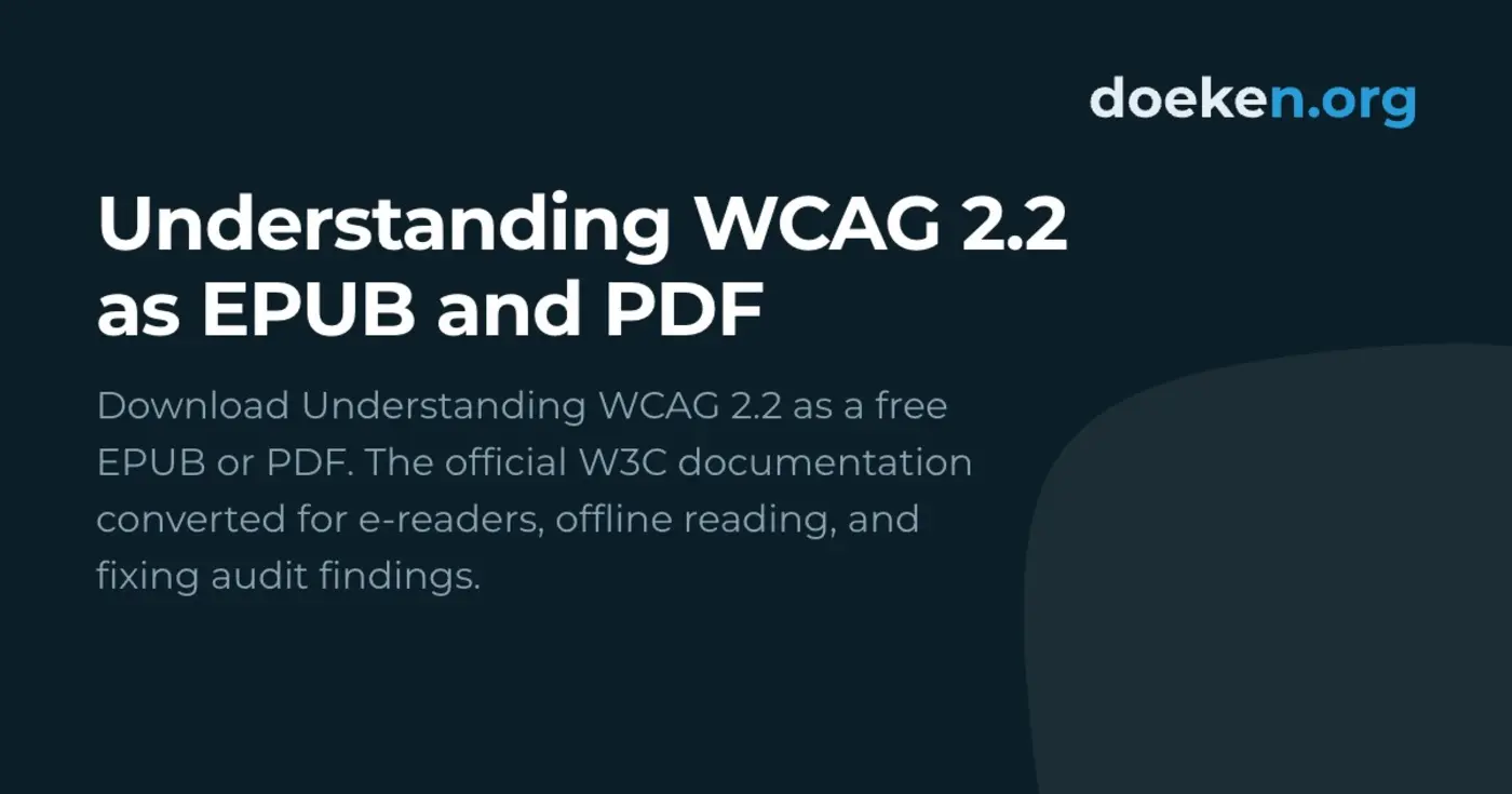 understanding wcag 22 as epub and pdf