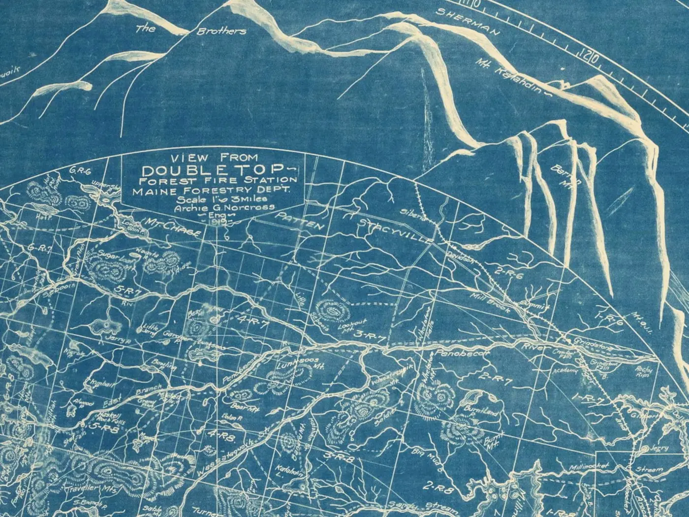 archie g norcrossx27 maine forest fire maps 191822