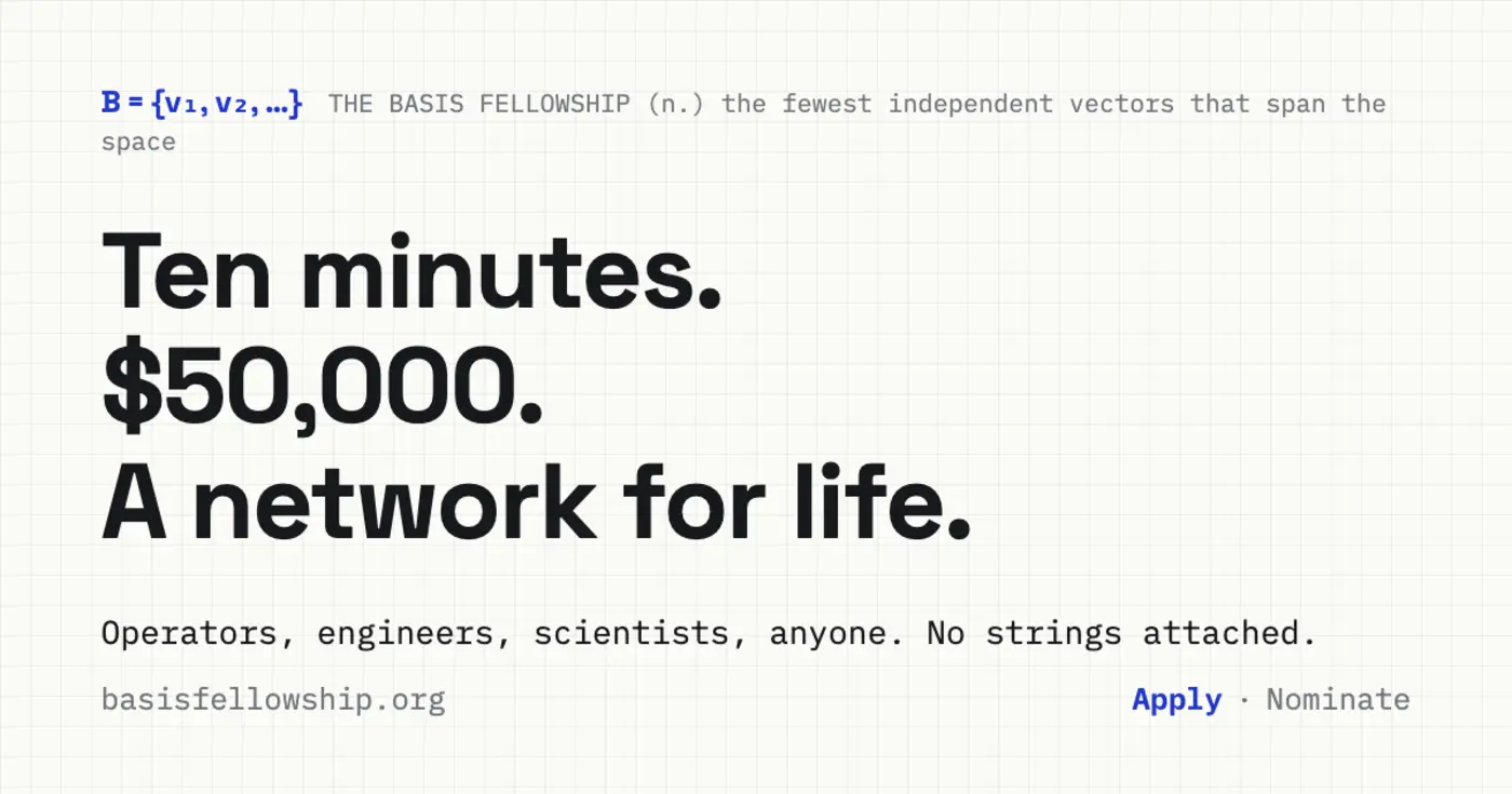 orbit cofounders are running a 50k fellowship for quotcool applicationsquot