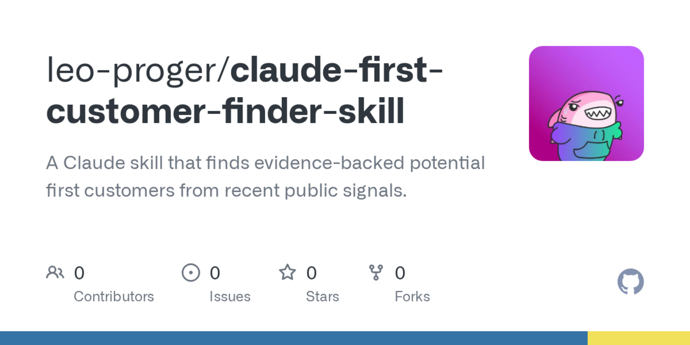 claude first customer finder