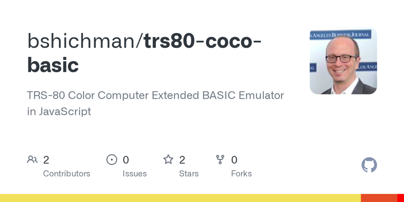 trs80 color computer extended basic emulator in javascript