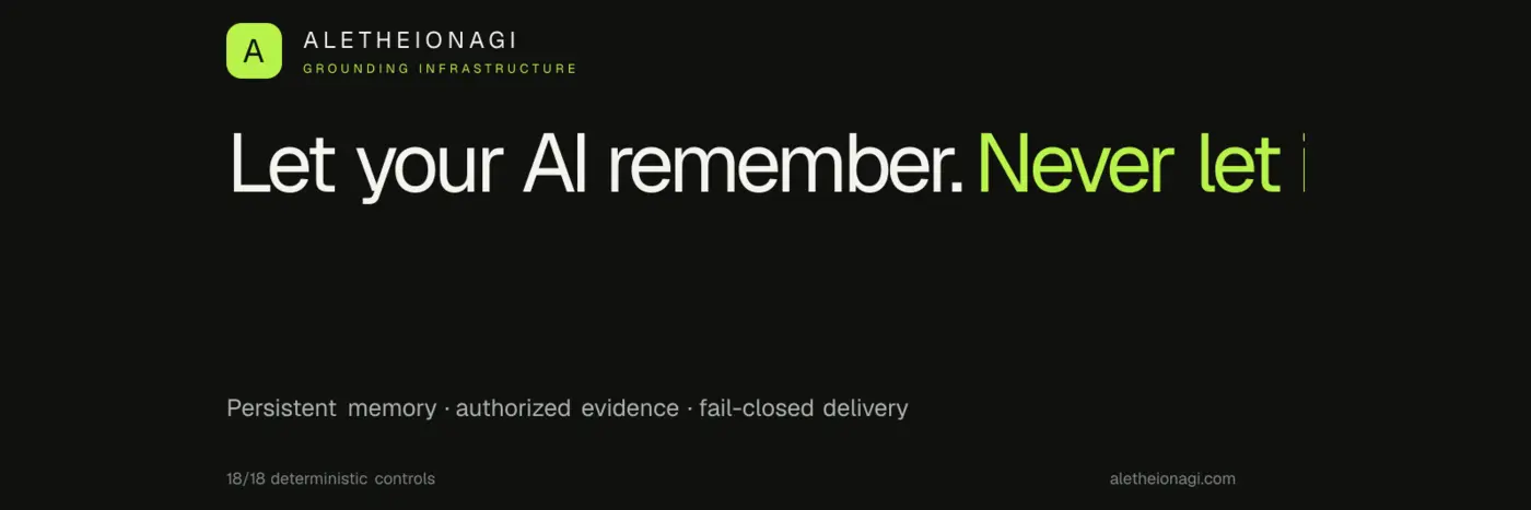 show hn aletheionagi grounding enforcement for ai agents