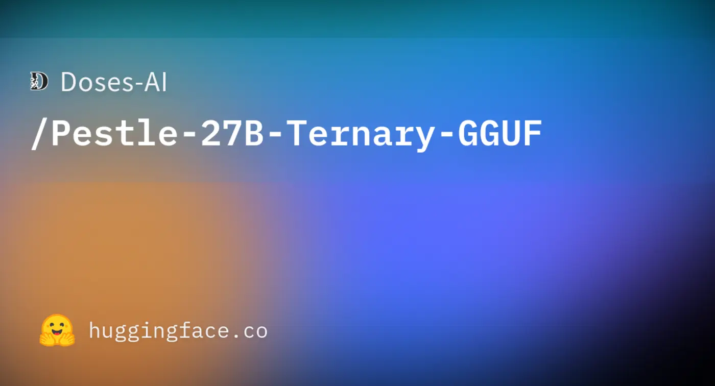 show hn pestle27bternary