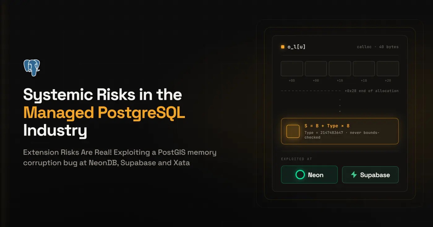 systemic risks in the managed postgresql industry extension risks are real