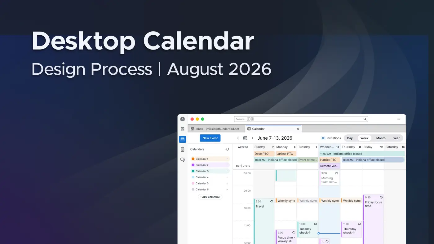thunderbirdx27s desktop calendar visual redesign