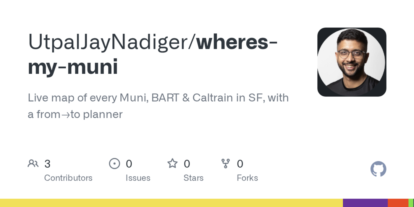 show hn every muni bart and caltrain in sf on a live map