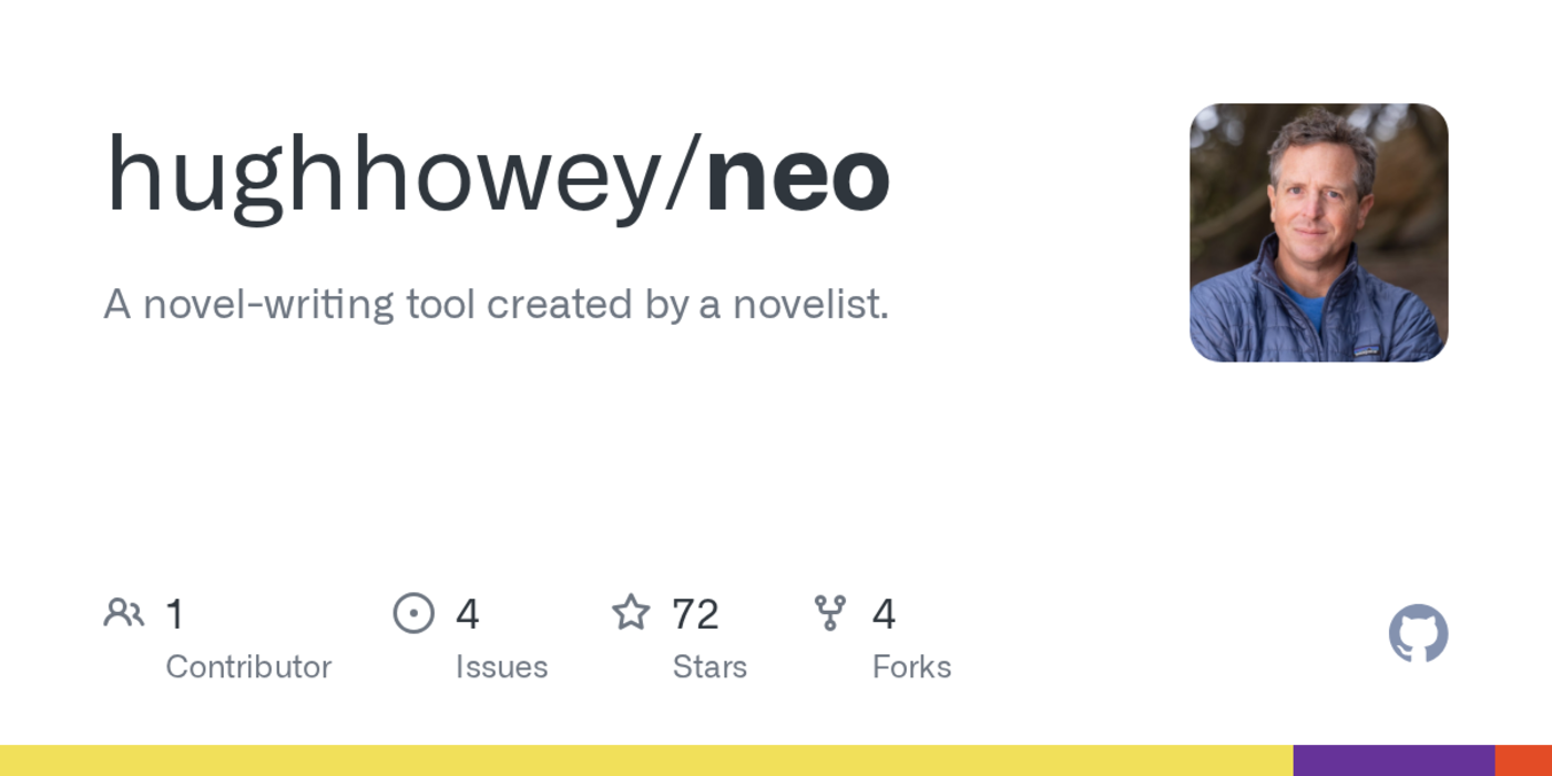 neo a distractionfree word processor for authors by a wannabe author
