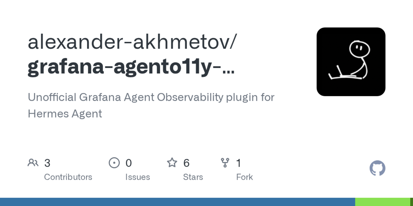 show hn grafana agent observability for hermes agent