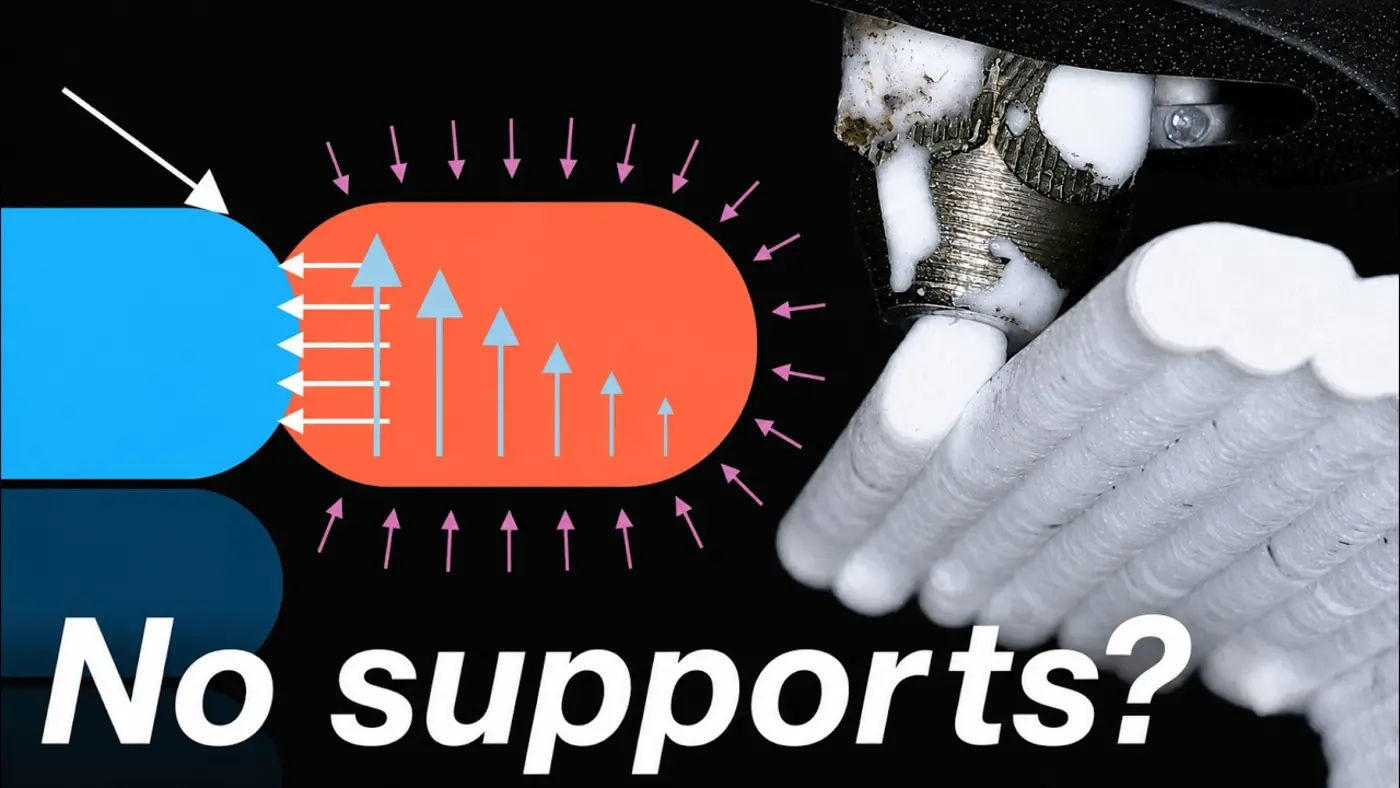 wave overhangs let you print without supports video