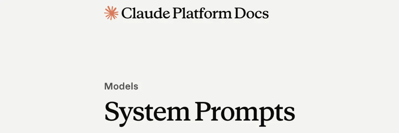 claude system prompts