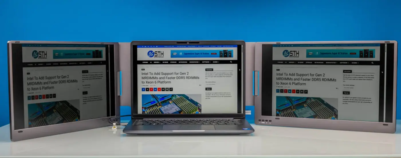 kyy x90d quottriplequot portable monitor review