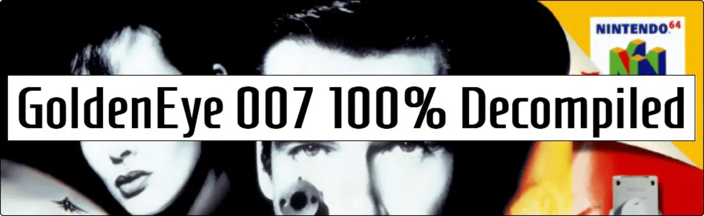 goldeneye 007 100 decompiled