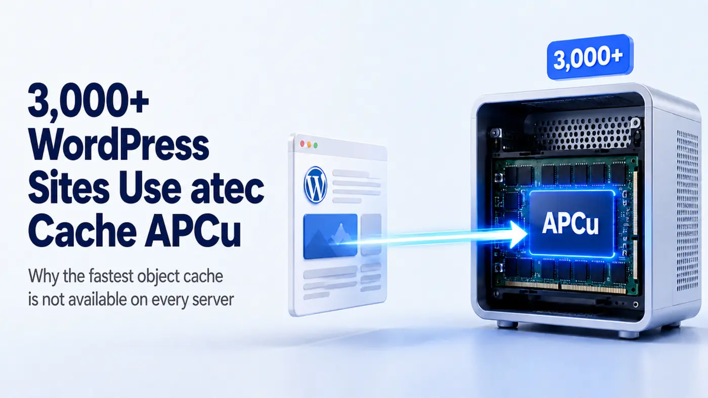 3k wordpress sites use atec cache apcu that number means more than it looks
