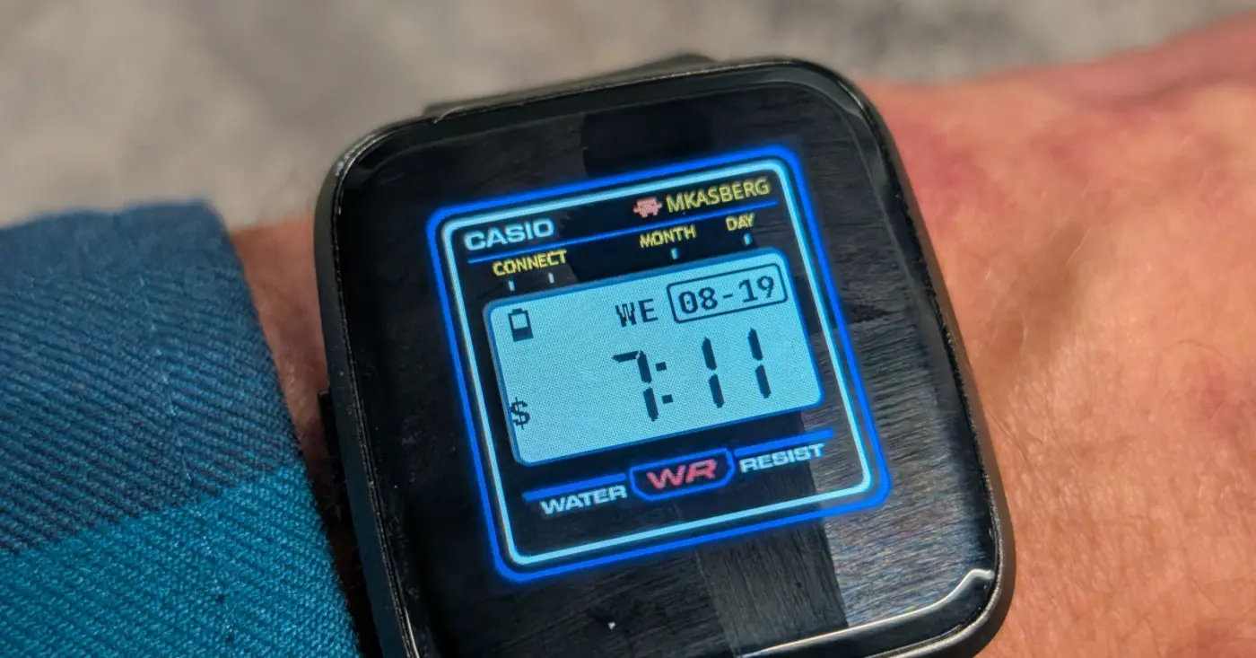 hacking with claude on a 27 smart watch