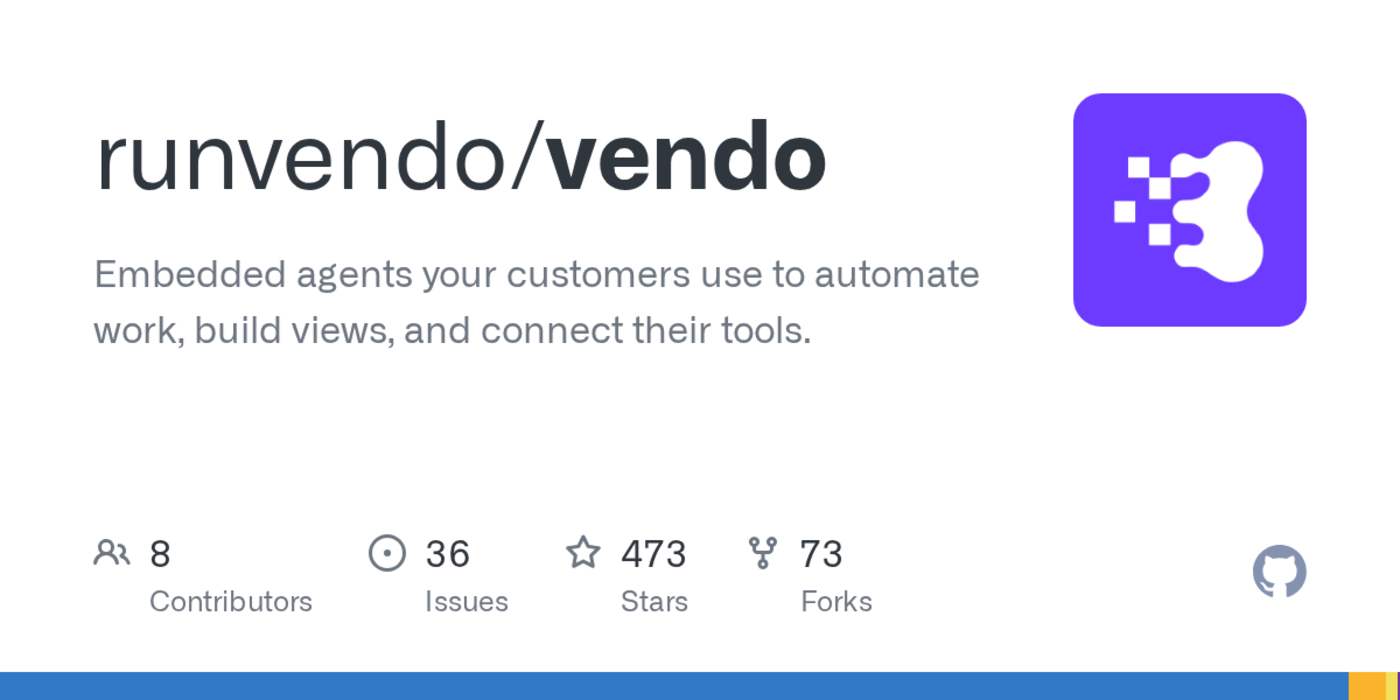 launch hn vendo yc s26 let users build features on top of your product