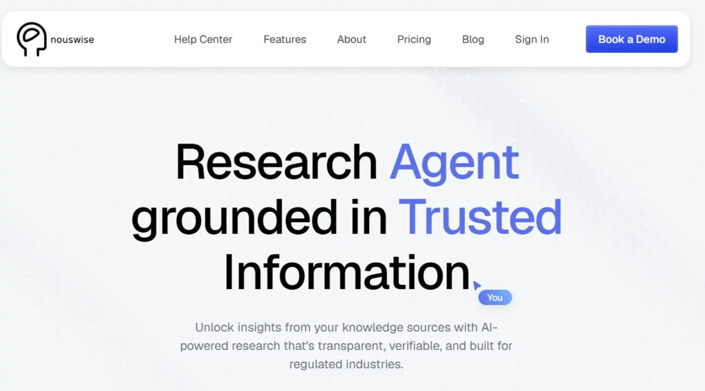nouswise review ai research agent and thinking partner