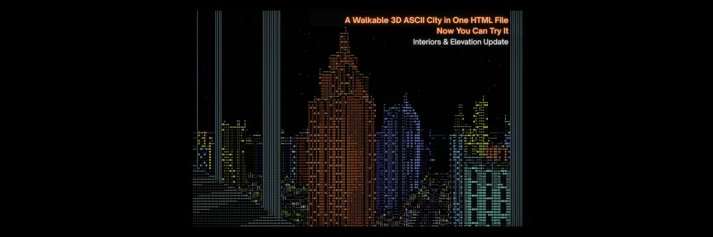 ascii city update interiors elevation and skyscrapers video