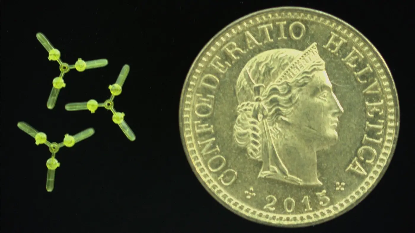 tiny drones are powered by sound