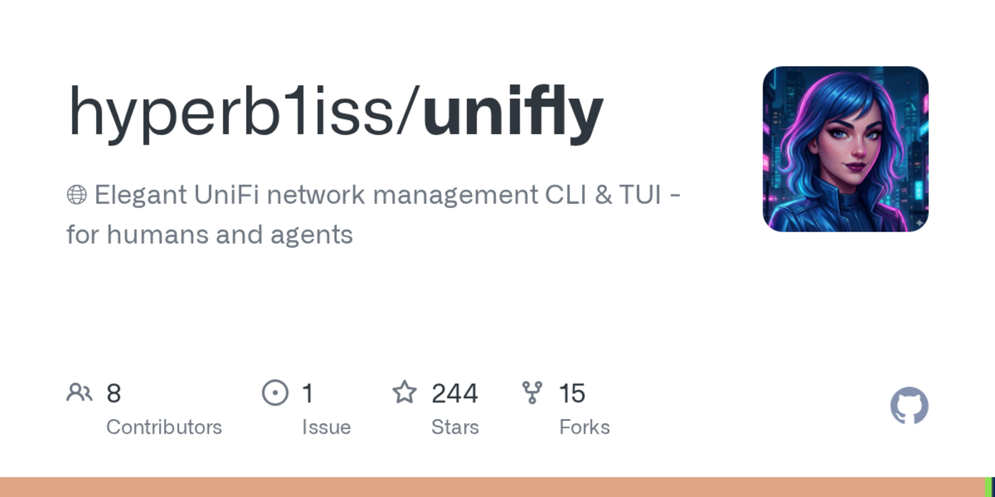 show hn unifly is a unifi cli for humans and agents