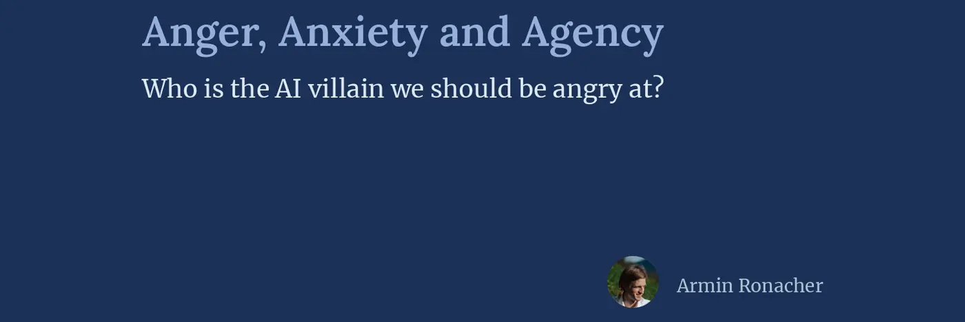 anger anxiety and agency