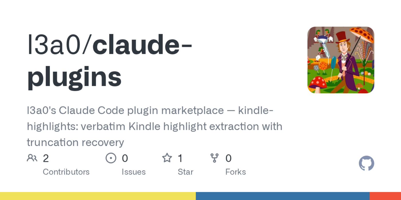 a claude code skill that recovers exportblocked kindle highlights