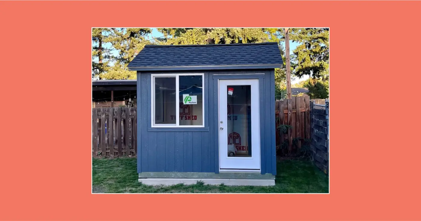 building a backyard office the build and cost breakdown