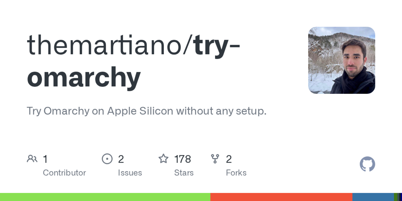 try omarchy as a native hardwareaccelerated app on an apple silicon mac