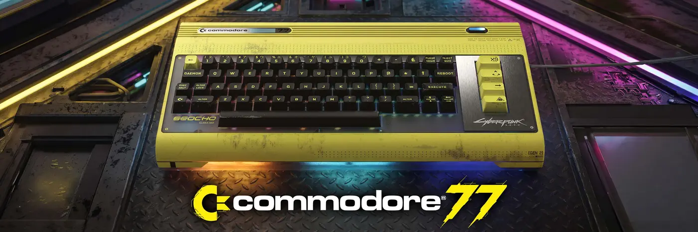the commodore 77 an allnew cyberpunk 2077 collaboration