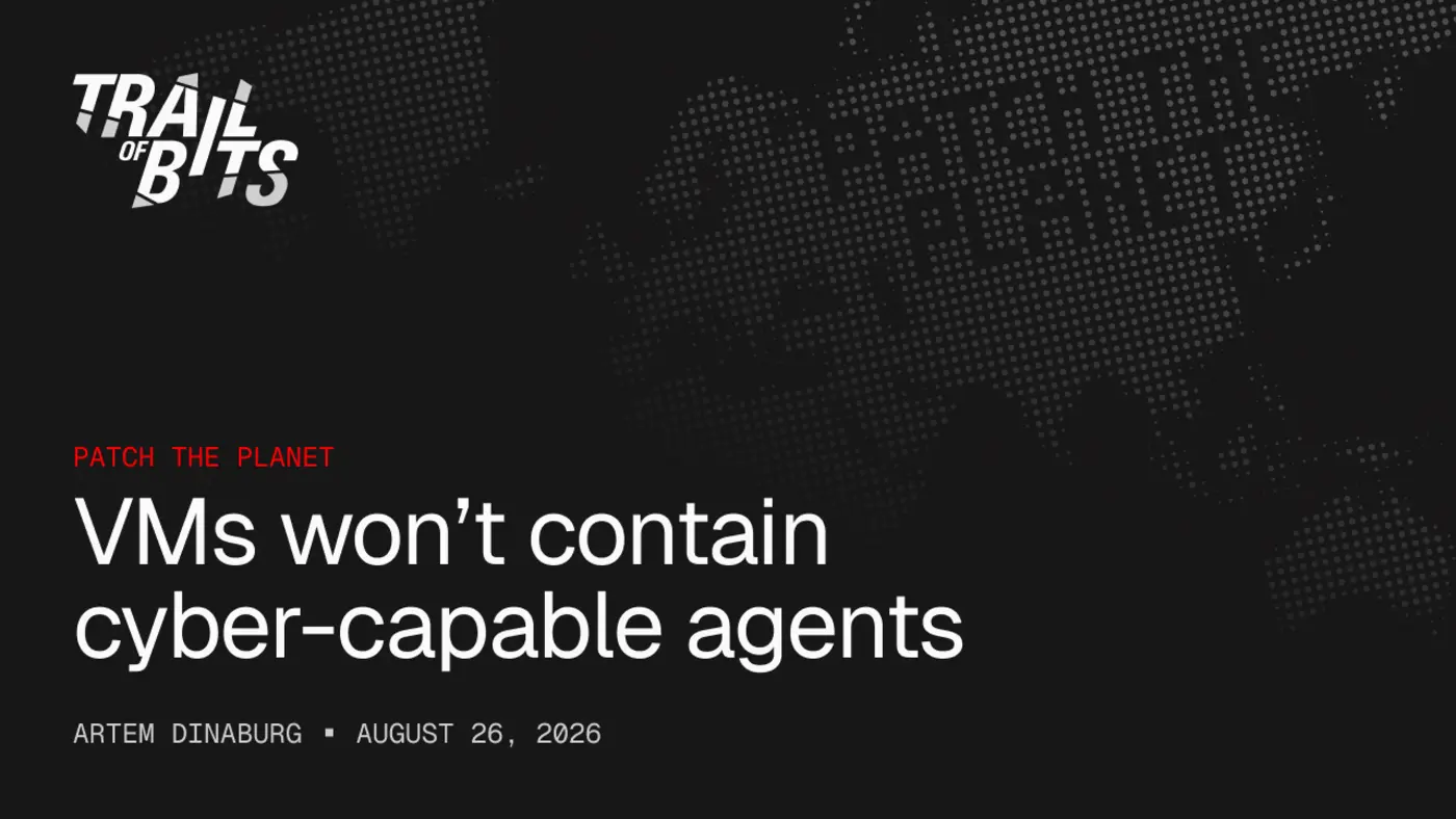 vms wonx27t contain cybercapable agents