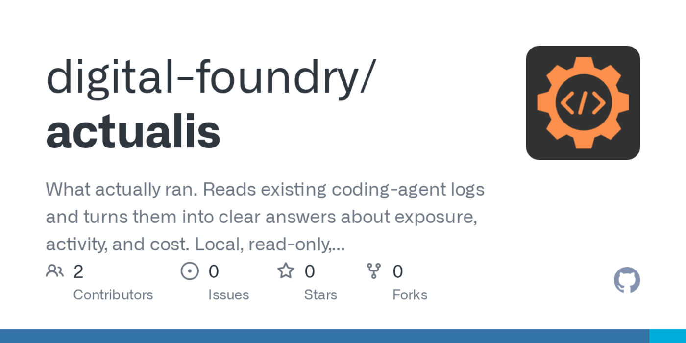 actualis read what your coding agent did on your machine