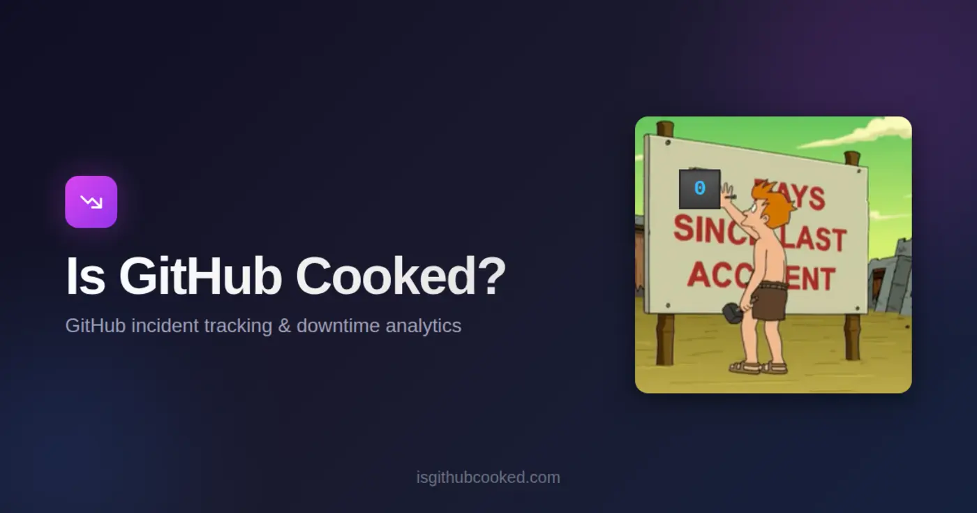 github outage tracker is github cooked